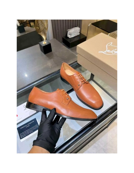 Christian Louboutin leather shoes 021,Oxfords,Christian Louboutin Sneakers,Luxury Shoes