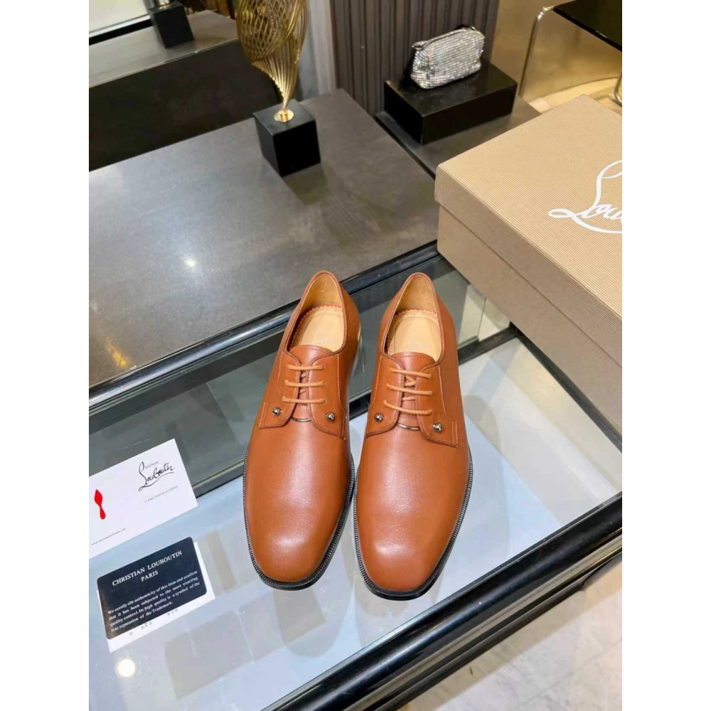 Christian Louboutin leather shoes 021,Oxfords,Christian Louboutin Sneakers,Luxury Shoes