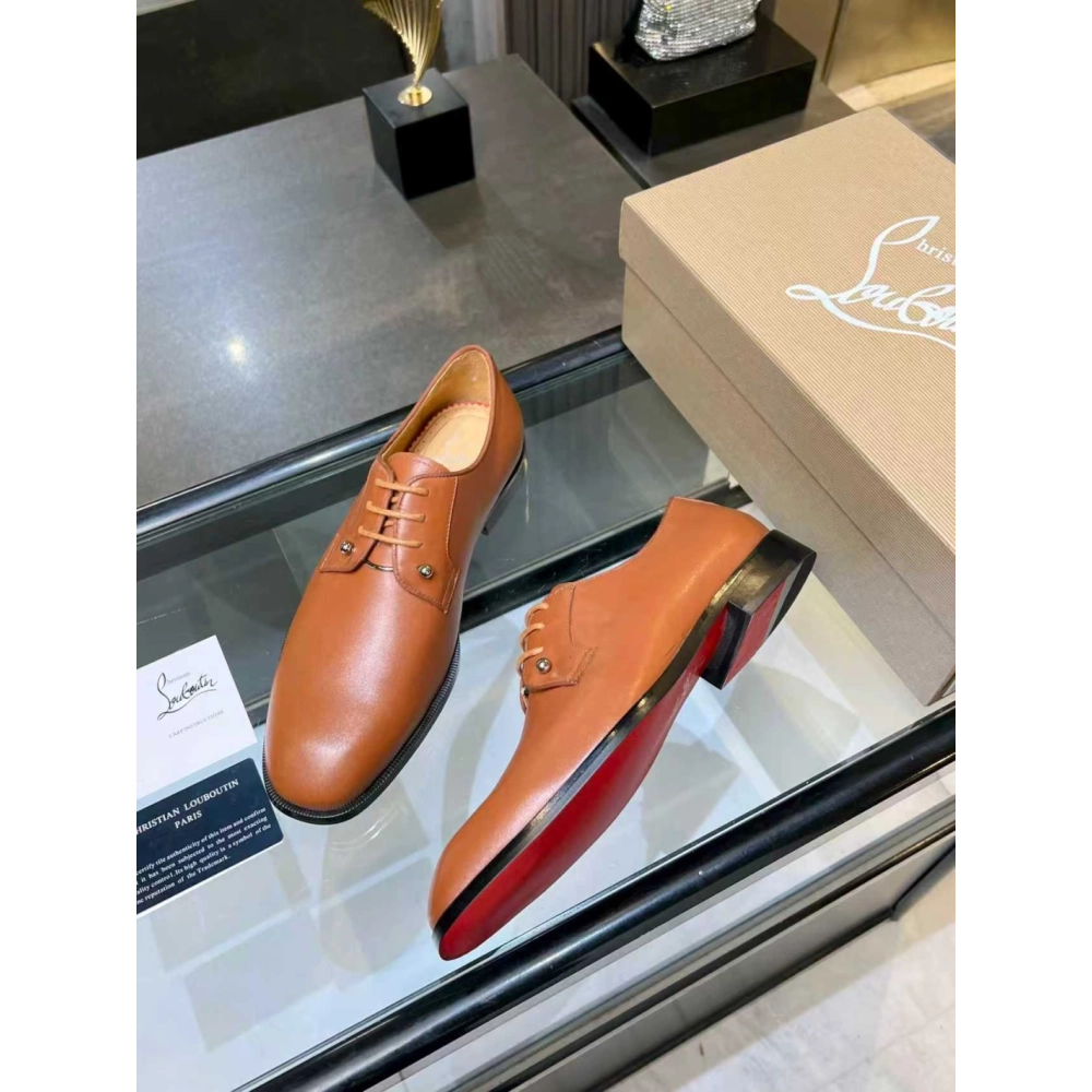 Christian Louboutin leather shoes 021,Oxfords,Christian Louboutin Sneakers,Luxury Shoes