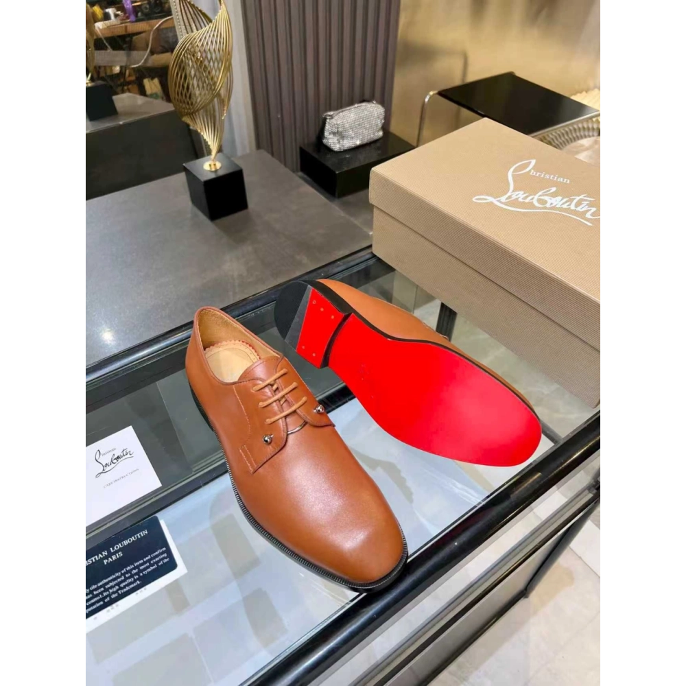 Christian Louboutin leather shoes 021,Oxfords,Christian Louboutin Sneakers,Luxury Shoes