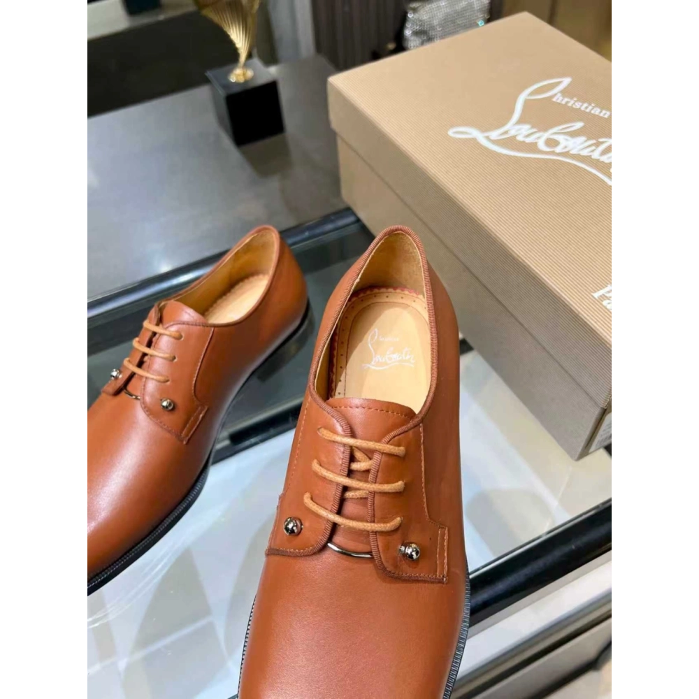 Christian Louboutin leather shoes 021,Oxfords,Christian Louboutin Sneakers,Luxury Shoes
