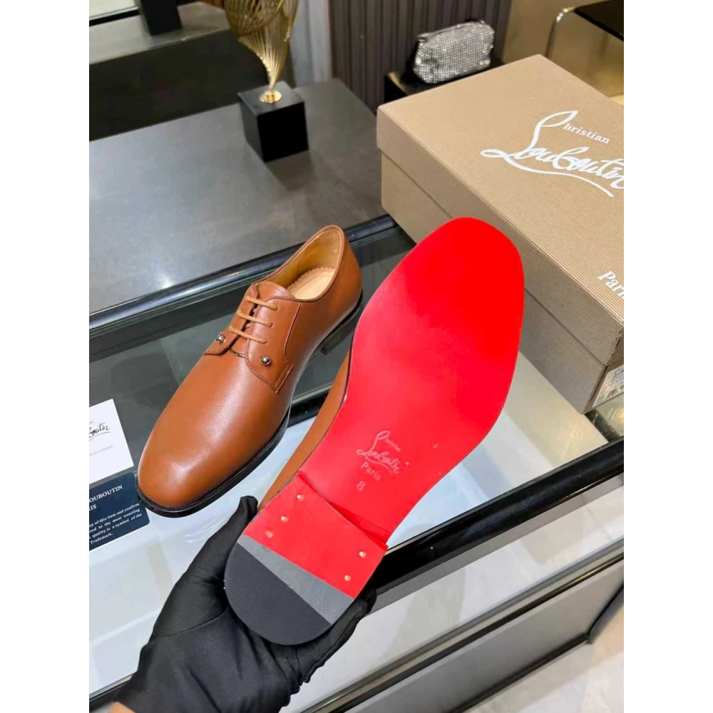 Christian Louboutin leather shoes 021,Oxfords,Christian Louboutin Sneakers,Luxury Shoes