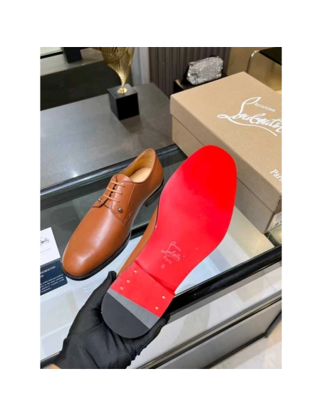 Christian Louboutin leather shoes 021,Oxfords,Christian Louboutin Sneakers,Luxury Shoes
