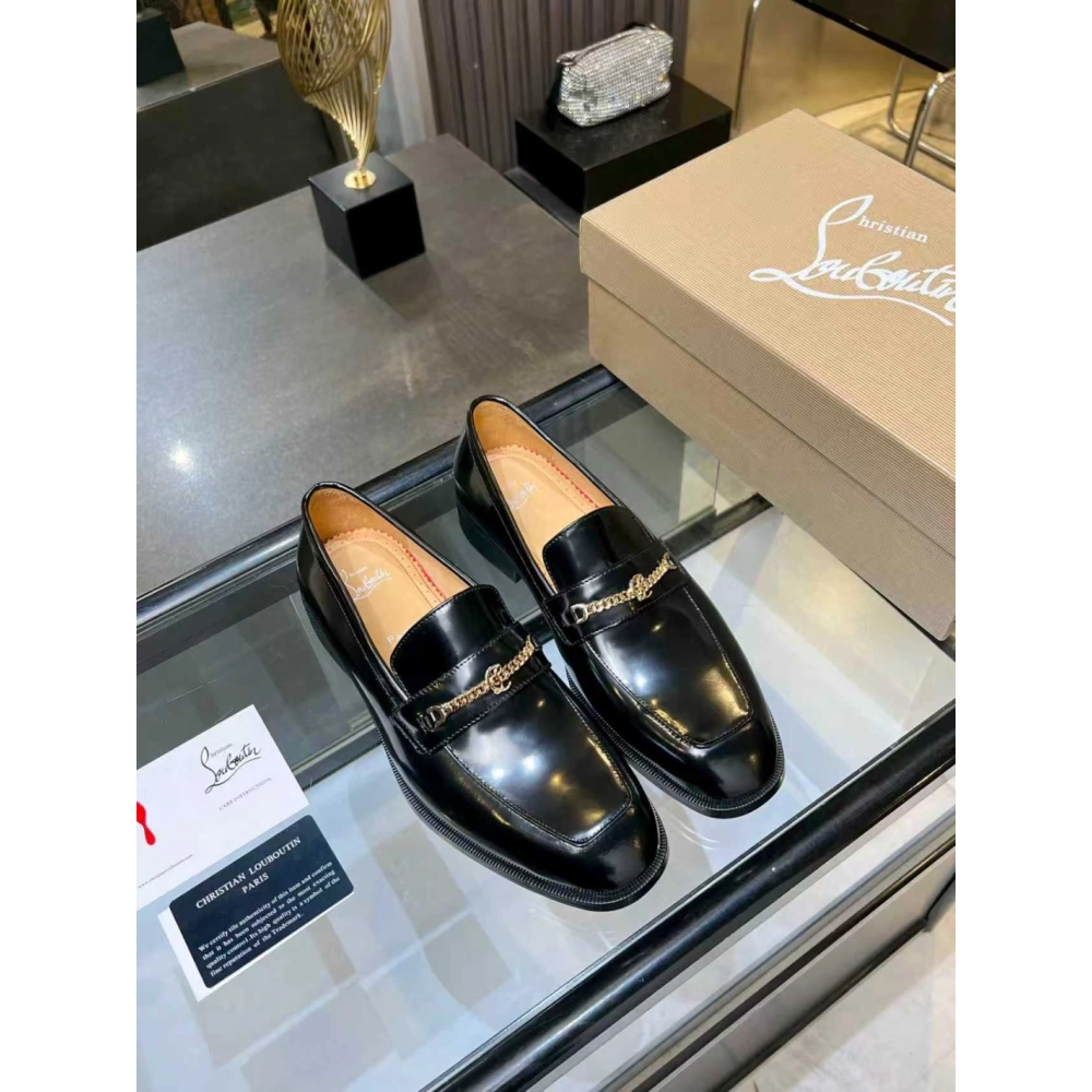 Christian Louboutin leather shoes 022,Oxfords,Christian Louboutin Sneakers,Luxury Shoes
