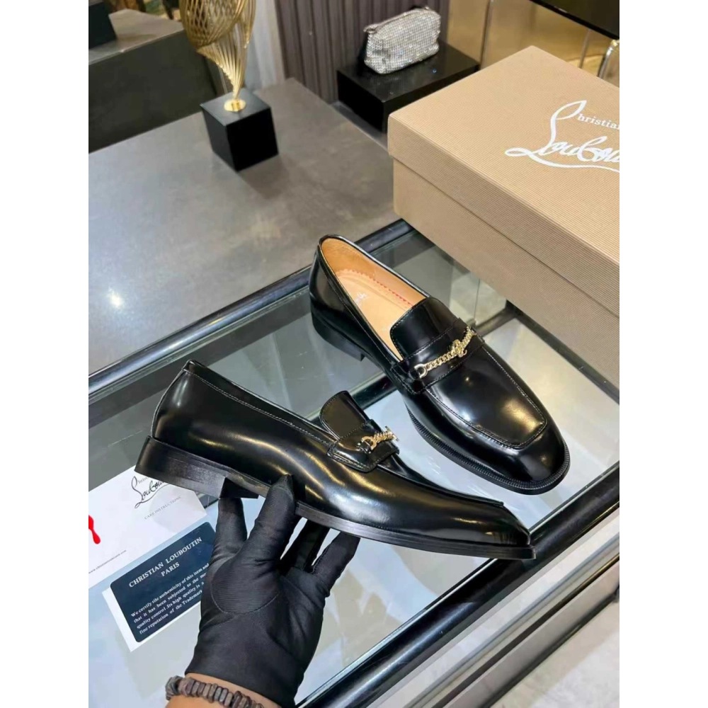 Christian Louboutin leather shoes 022,Oxfords,Christian Louboutin Sneakers,Luxury Shoes