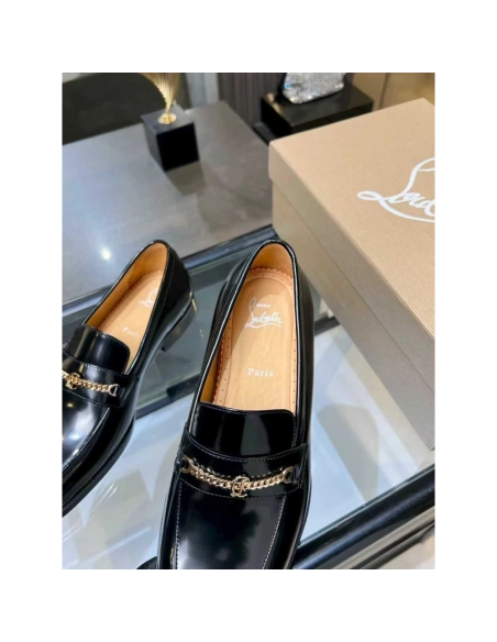 Christian Louboutin leather shoes 022,Oxfords,Christian Louboutin Sneakers,Luxury Shoes