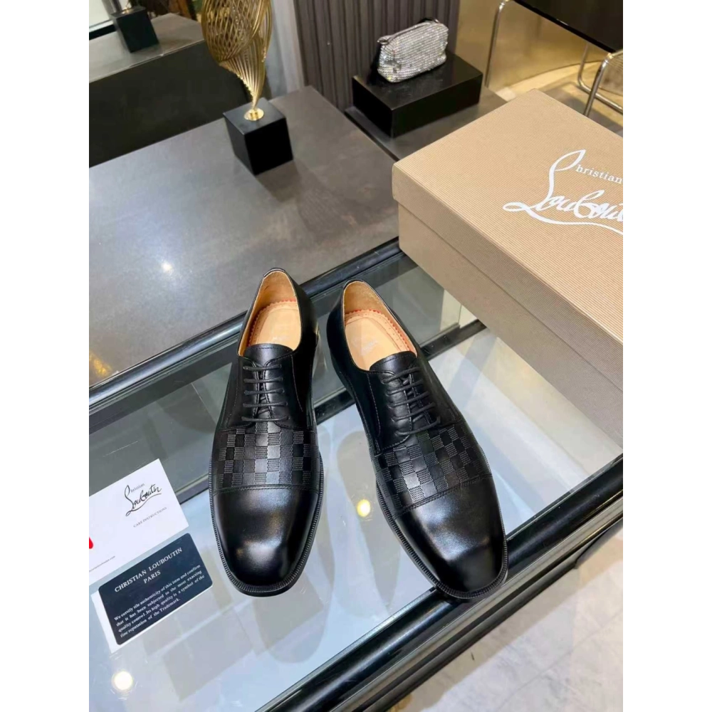 Christian Louboutin leather shoes 023,Oxfords,Christian Louboutin Sneakers,Luxury Shoes