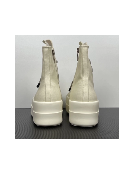 Rick Owens DRKSHDW Mega Bumper Jumbolace Sneaks - Milk DU01F4850 DOW2 , Premium SneakersStreetwear , Worldwide Shipping