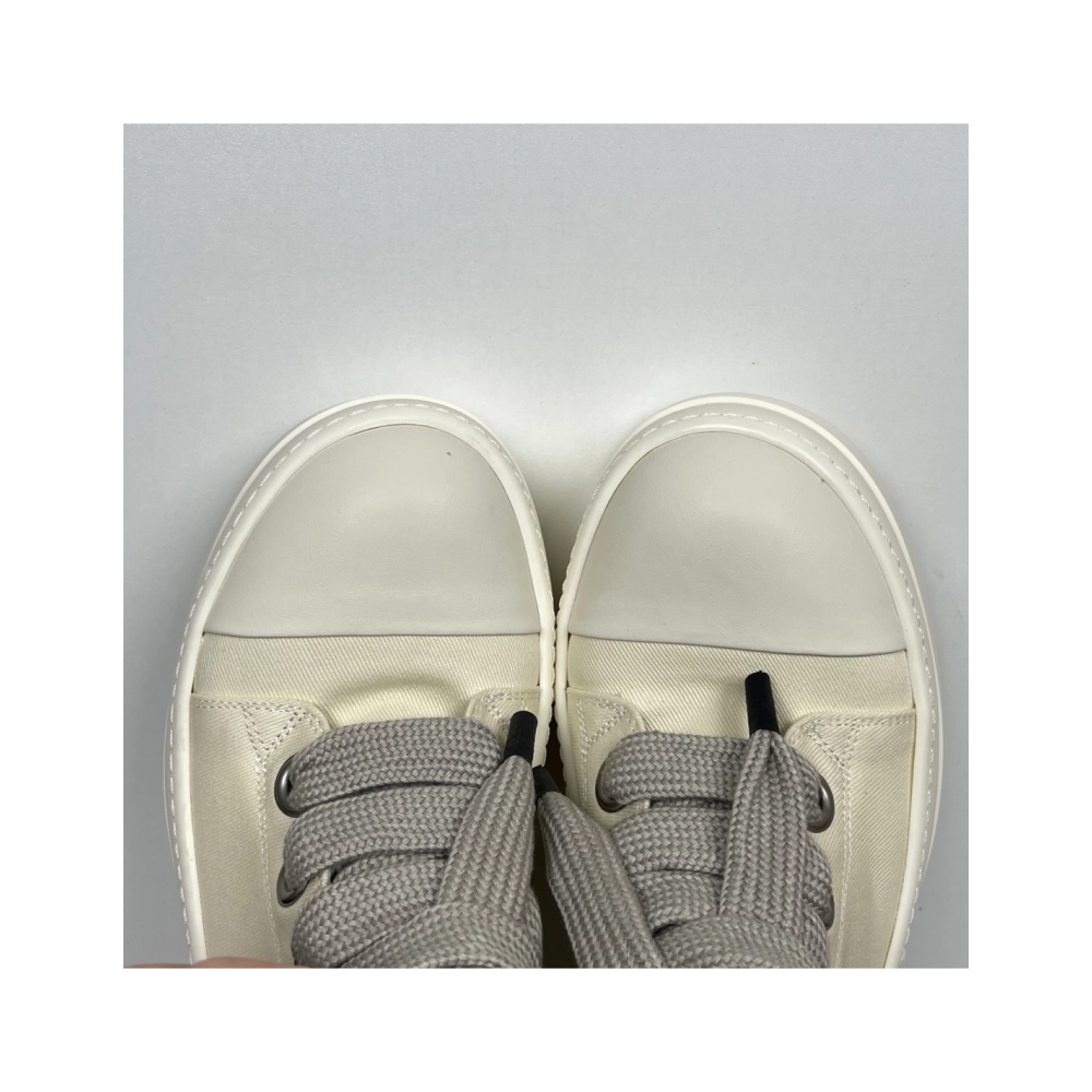 Rick Owens DRKSHDW Mega Bumper Jumbolace Sneaks - Milk DU01F4850 DOW2 , Premium SneakersStreetwear , Worldwide Shipping