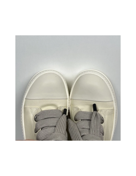 Rick Owens DRKSHDW Mega Bumper Jumbolace Sneaks - Milk DU01F4850 DOW2 , Premium SneakersStreetwear , Worldwide Shipping