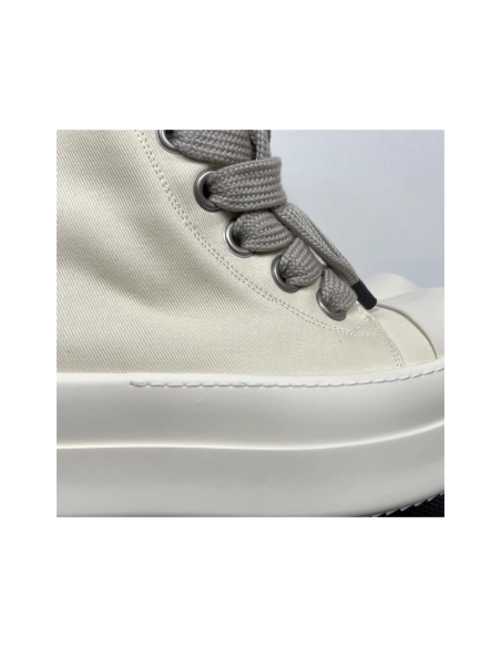 Rick Owens DRKSHDW Mega Bumper Jumbolace Sneaks - Milk DU01F4850 DOW2 , Premium SneakersStreetwear , Worldwide Shipping