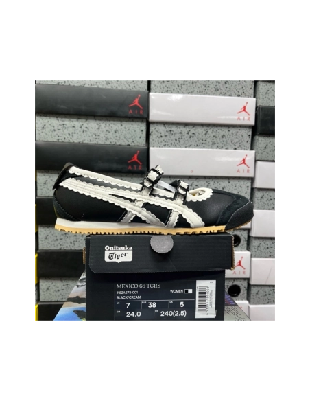Onitsuka Tiger Mexico 66 TGRS "Black Cream" 1182A678-001 , Premium Vintage Heritage Sneaker , Premium SneakersStreetwe