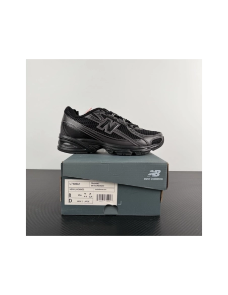 New Balance 740 - 'Triple Black' U740BO2 , Premium SneakersStreetwear , Worldwide Shipping