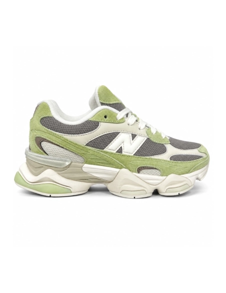 New Balance 9060 in Dry Lime Thunder Brown U906028L , Y2K-Inspired Chunky Lifestyle Sneaker , Premium SneakersStreetwear , World