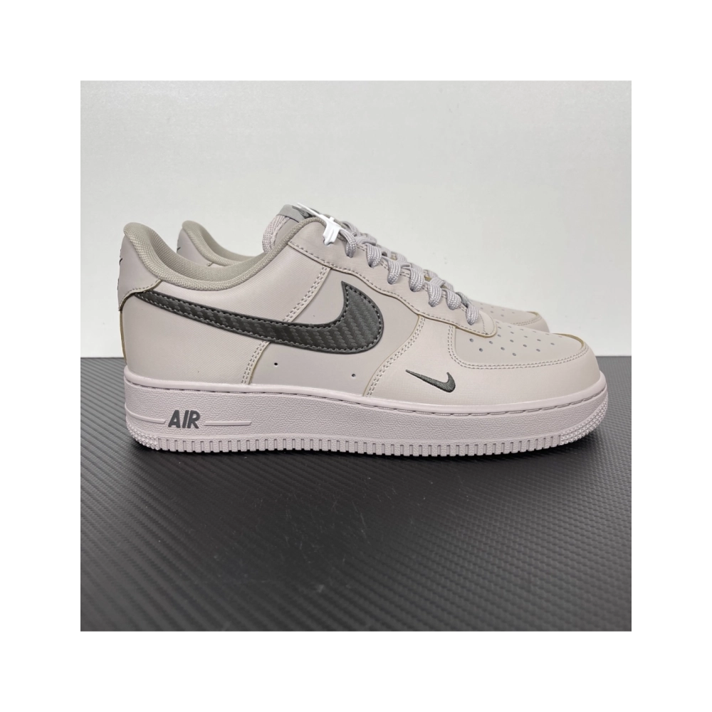 Nike Air Force 1 Low '07 - College Grey / Newsprint Carbon Fiber IV5732-002 , Premium SneakersStreetwear , Worldwide Shippin