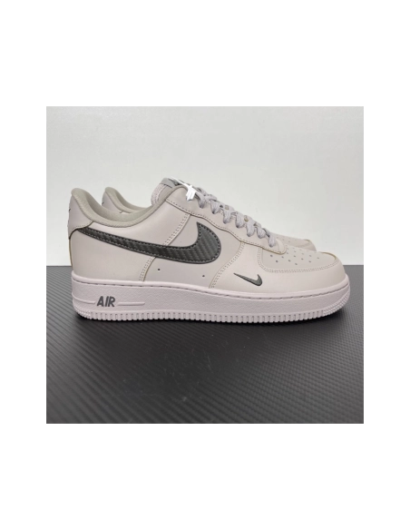 Nike Air Force 1 Low '07 - College Grey / Newsprint Carbon Fiber IV5732-002 , Premium SneakersStreetwear , Worldwide Shippin