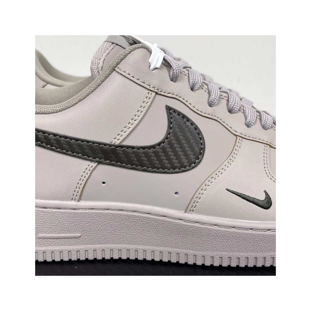 Nike Air Force 1 Low '07 - College Grey / Newsprint Carbon Fiber IV5732-002 , Premium SneakersStreetwear , Worldwide Shippin