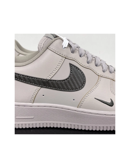 Nike Air Force 1 Low '07 - College Grey / Newsprint Carbon Fiber IV5732-002 , Premium SneakersStreetwear , Worldwide Shippin