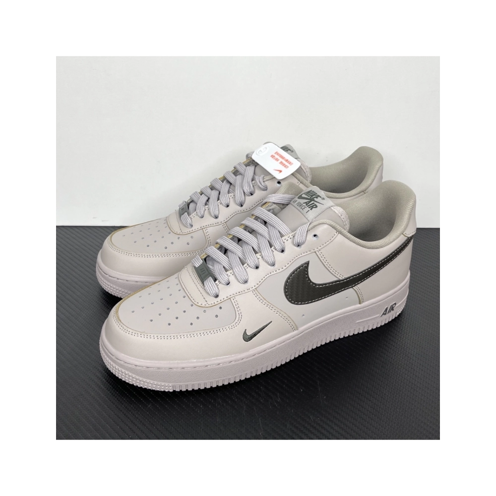 Nike Air Force 1 Low '07 - College Grey / Newsprint Carbon Fiber IV5732-002 , Premium SneakersStreetwear , Worldwide Shippin