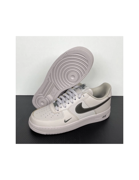 Nike Air Force 1 Low '07 - College Grey / Newsprint Carbon Fiber IV5732-002 , Premium SneakersStreetwear , Worldwide Shippin