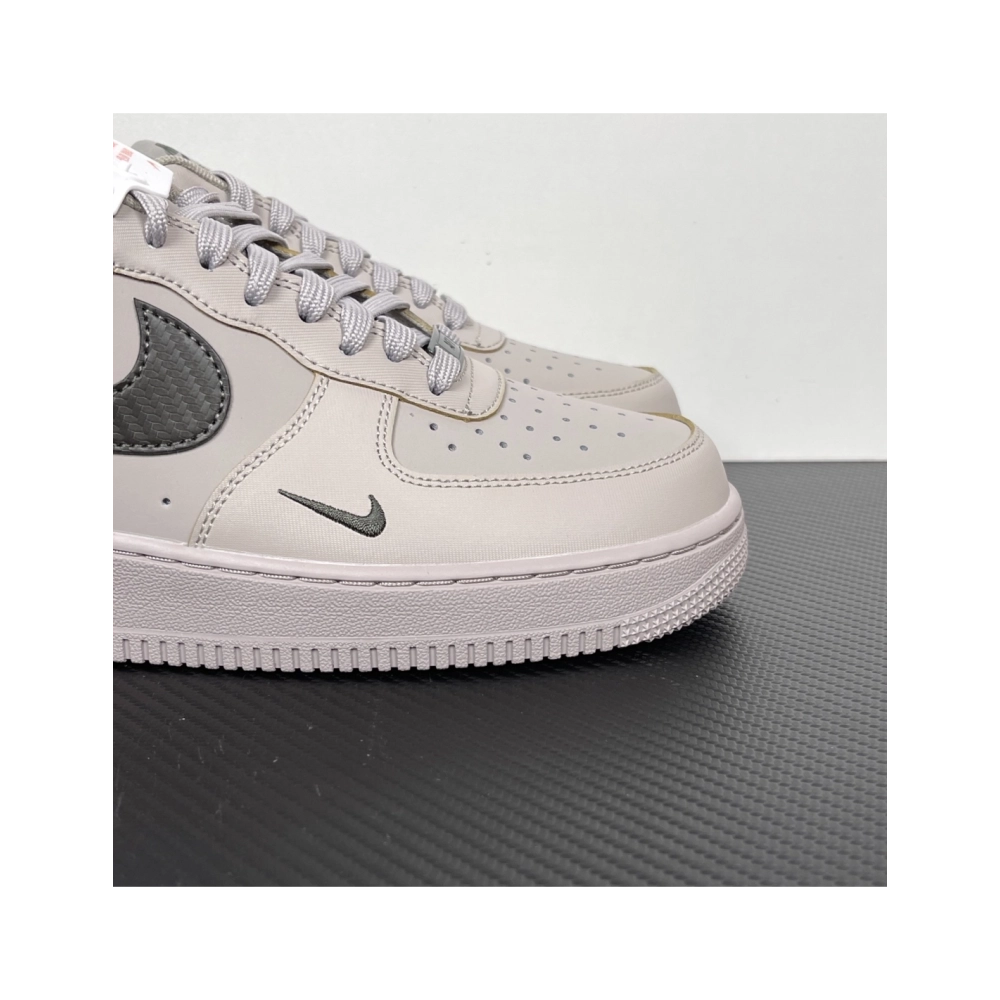 Nike Air Force 1 Low '07 - College Grey / Newsprint Carbon Fiber IV5732-002 , Premium SneakersStreetwear , Worldwide Shippin