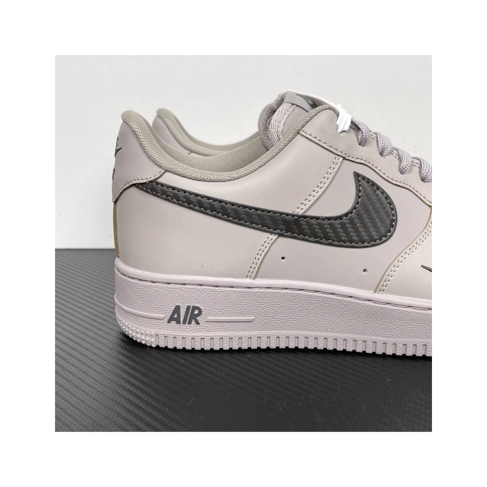 Nike Air Force 1 Low '07 - College Grey / Newsprint Carbon Fiber IV5732-002 , Premium SneakersStreetwear , Worldwide Shippin