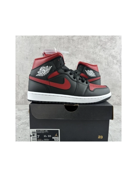 Air Jordan 1 Mid - 'Bred Twist' DQ8426-067 , Premium SneakersStreetwear , Worldwide Shipping