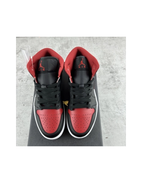Air Jordan 1 Mid - 'Bred Twist' DQ8426-067 , Premium SneakersStreetwear , Worldwide Shipping