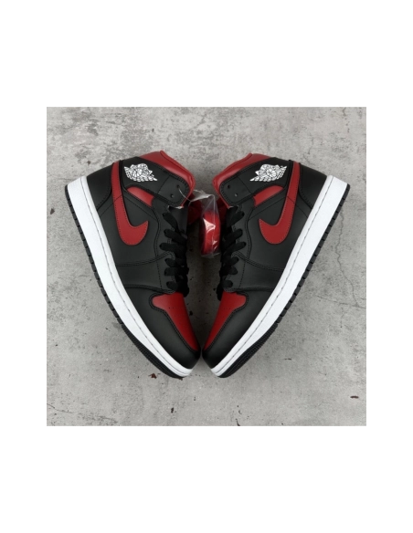 Air Jordan 1 Mid - 'Bred Twist' DQ8426-067 , Premium SneakersStreetwear , Worldwide Shipping