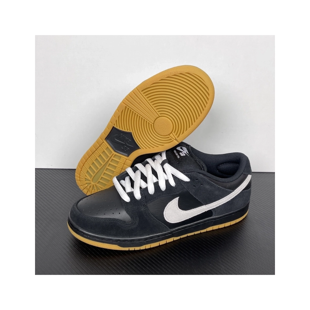 Nike Dunk Low Pro SB 'Black White Gum' HF3704-003 , Premium SneakersStreetwear , Worldwide Shipping