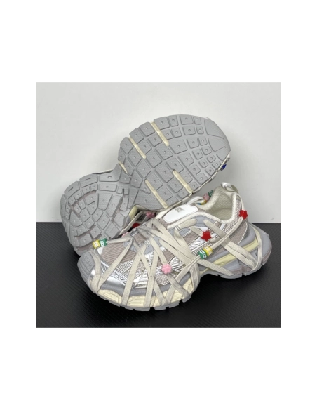 Balenciaga 3XL Extreme Lace Sneaker - Eggshell / Multicolor 778698W3XBD9188 , Premium SneakersStreetwear , Worldwide Shipping