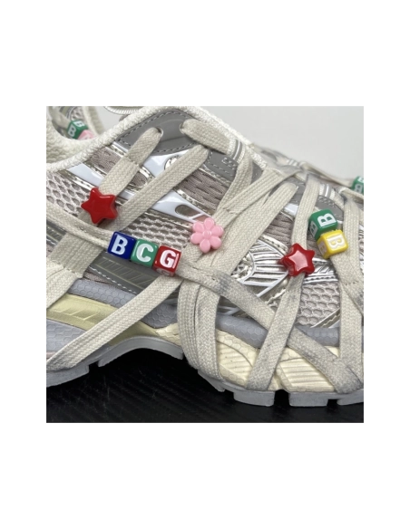 Balenciaga 3XL Extreme Lace Sneaker - Eggshell / Multicolor 778698W3XBD9188 , Premium SneakersStreetwear , Worldwide Shipping