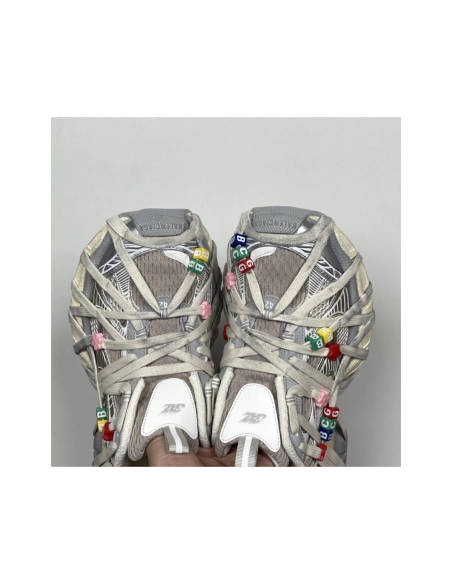 Balenciaga 3XL Extreme Lace Sneaker - Eggshell / Multicolor 778698W3XBD9188 , Premium SneakersStreetwear , Worldwide Shipping