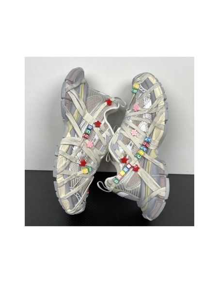 Balenciaga 3XL Extreme Lace Sneaker - Eggshell / Multicolor 778698W3XBD9188 , Premium SneakersStreetwear , Worldwide Shipping