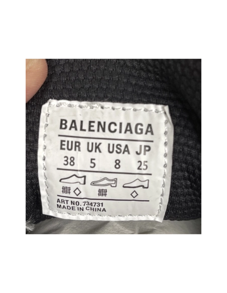 Balenciaga 3XL Sneaker - Check Pattern Blue/Brown/Black 734731 W3XMM 4210 , Premium SneakersStreetwear , Worldwide Shipping