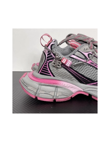 Balenciaga 3XL Gradient Sneaker With Charms - 'Grey Pink' 734731W3XCS1550 , Premium SneakersStreetwear , Worldwide Shipp