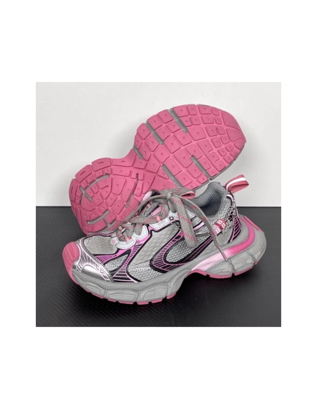 Balenciaga 3XL Gradient Sneaker With Charms - 'Grey Pink' 734731W3XCS1550 , Premium SneakersStreetwear , Worldwide Shipp