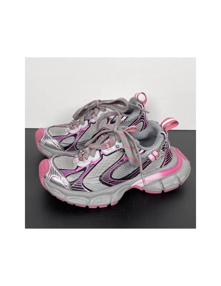 Balenciaga 3XL Gradient Sneaker With Charms - 'Grey Pink' 734731W3XCS1550 , Premium SneakersStreetwear , Worldwide Shipp