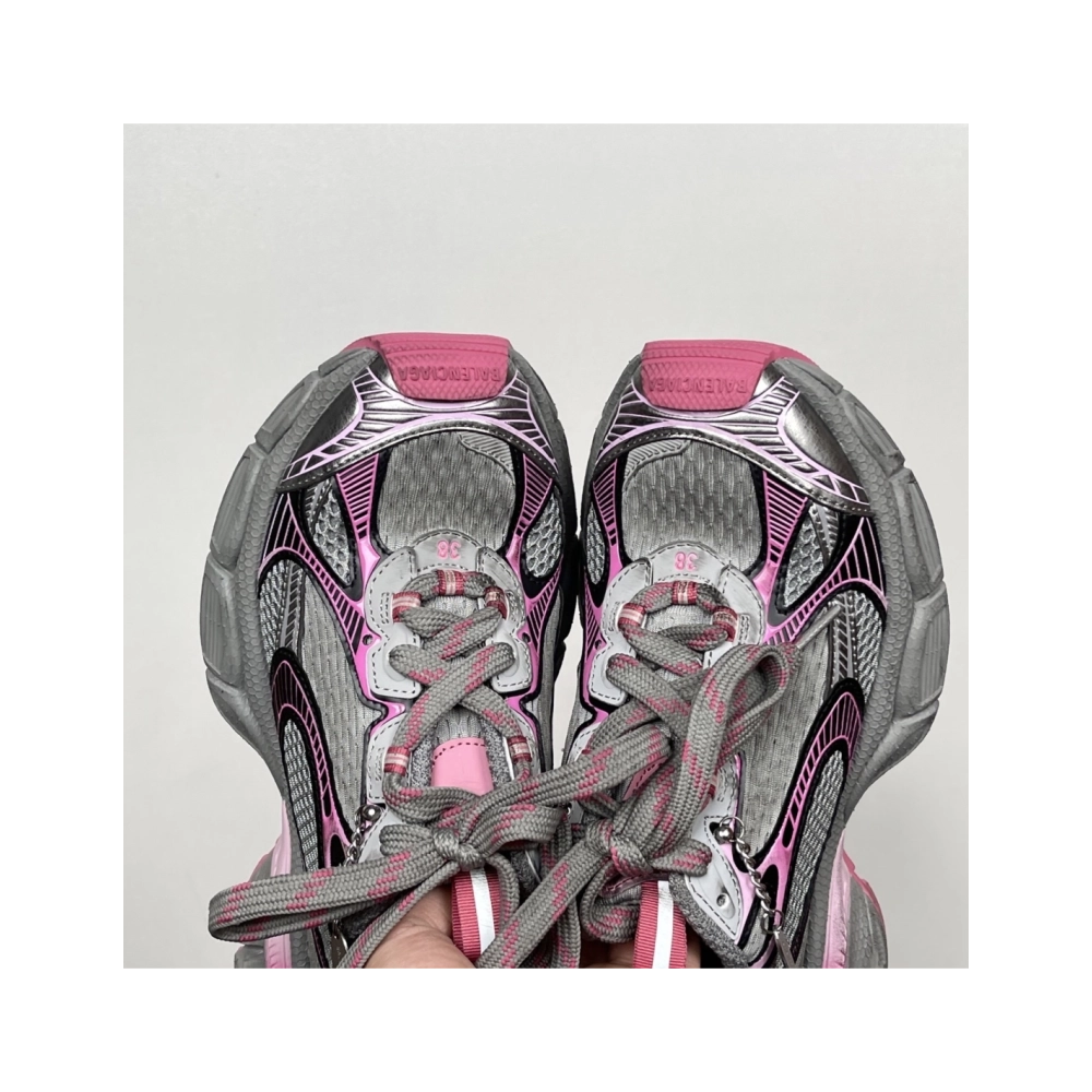 Balenciaga 3XL Gradient Sneaker With Charms - 'Grey Pink' 734731W3XCS1550 , Premium SneakersStreetwear , Worldwide Shipp