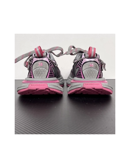 Balenciaga 3XL Gradient Sneaker With Charms - 'Grey Pink' 734731W3XCS1550 , Premium SneakersStreetwear , Worldwide Shipp