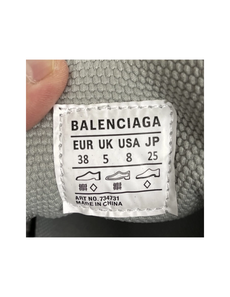 Balenciaga 3XL Gradient Sneaker With Charms - 'Grey Pink' 734731W3XCS1550 , Premium SneakersStreetwear , Worldwide Shipp