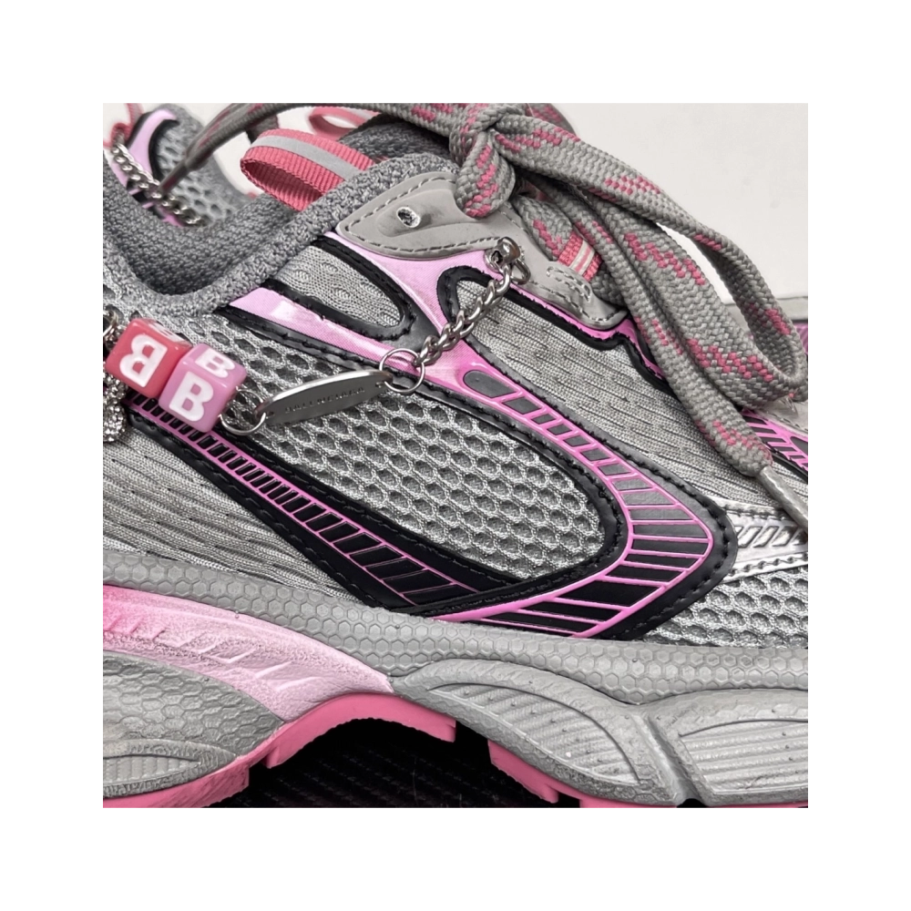 Balenciaga 3XL Gradient Sneaker With Charms - 'Grey Pink' 734731W3XCS1550 , Premium SneakersStreetwear , Worldwide Shipp