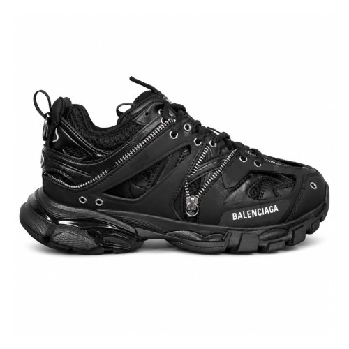 Balenciaga Track LED Sneaker in Black 542023 W3AD3 2350 , High-Fashion Layered Chunky Sneaker , Premium SneakersStreetwear , Wor