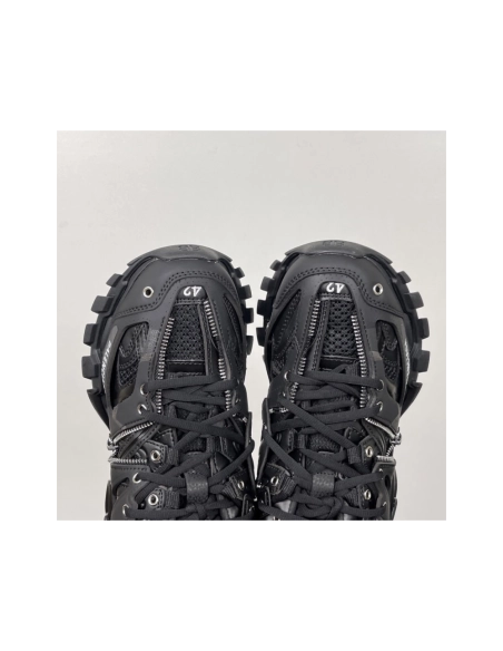 Balenciaga Track LED Sneaker in Black 542023 W3AD3 2350 , High-Fashion Layered Chunky Sneaker , Premium SneakersStreetwear , Wor