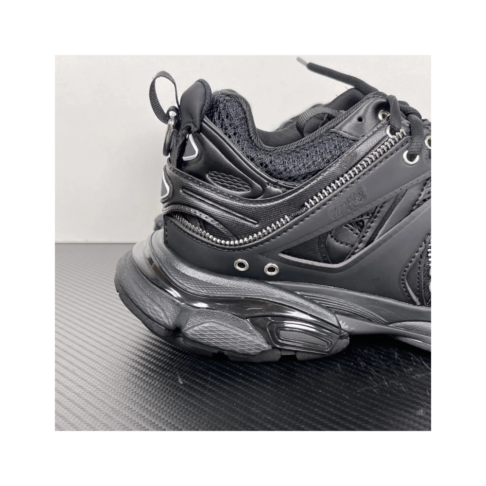 Balenciaga Track LED Sneaker in Black 542023 W3AD3 2350 , High-Fashion Layered Chunky Sneaker , Premium SneakersStreetwear , Wor