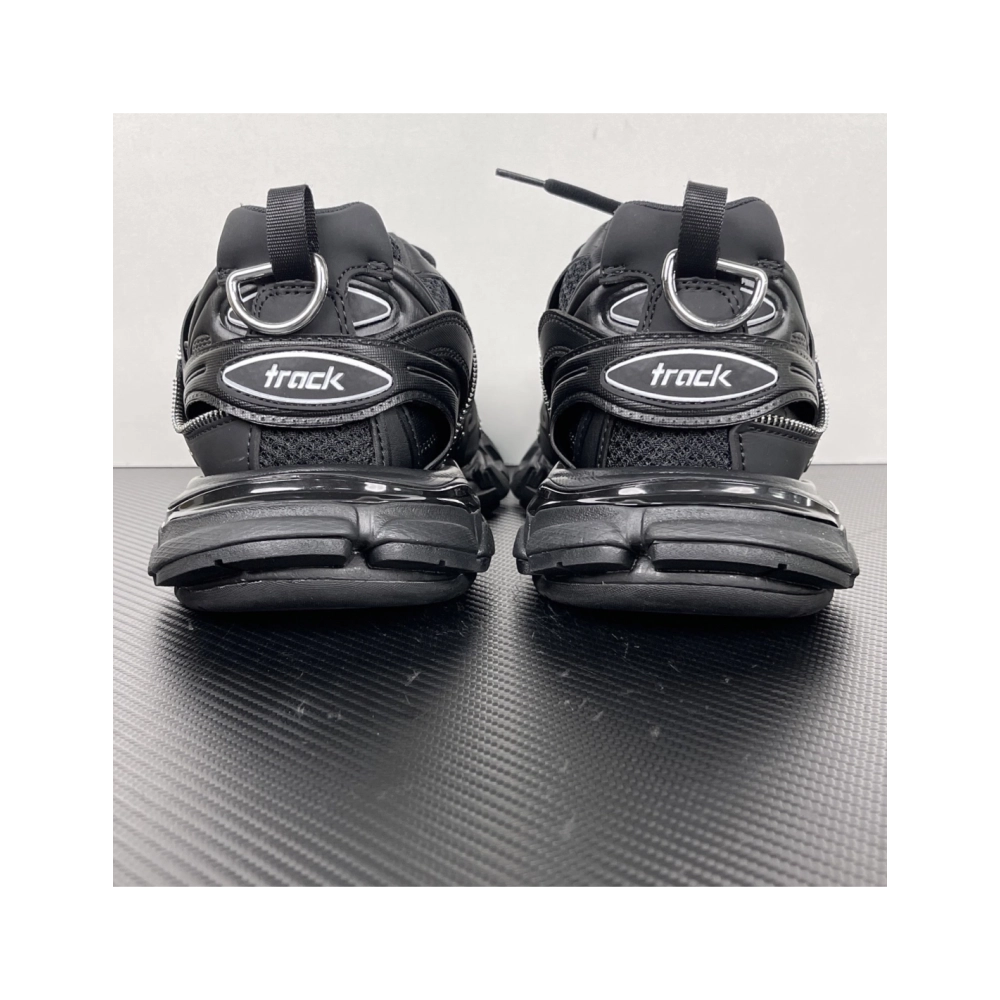Balenciaga Track LED Sneaker in Black 542023 W3AD3 2350 , High-Fashion Layered Chunky Sneaker , Premium SneakersStreetwear , Wor