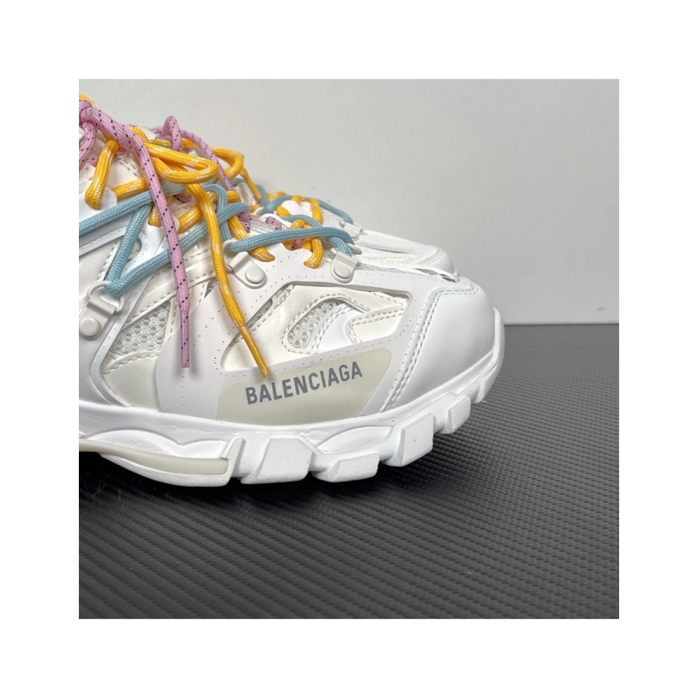 Balenciaga Track Trail Laces Sneaker - White / Red 800592WTRHK0123 , Premium SneakersStreetwear , Worldwide Shipping