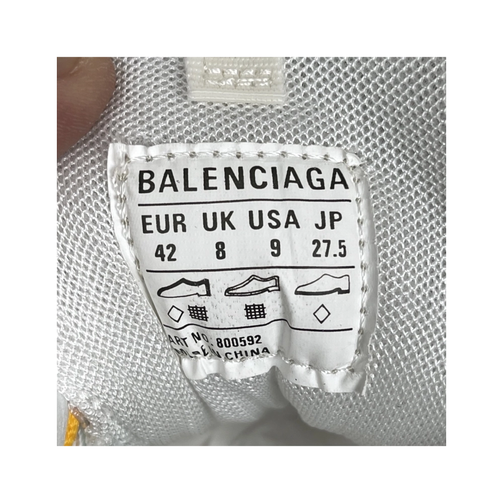 Balenciaga Track Trail Laces Sneaker - White / Red 800592WTRHK0123 , Premium SneakersStreetwear , Worldwide Shipping