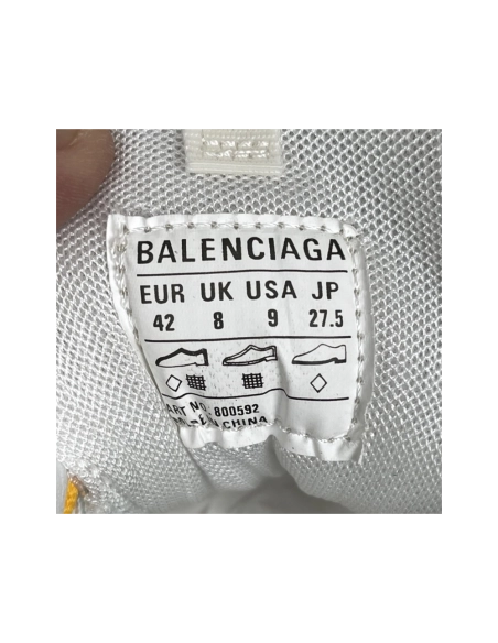 Balenciaga Track Trail Laces Sneaker - White / Red 800592WTRHK0123 , Premium SneakersStreetwear , Worldwide Shipping