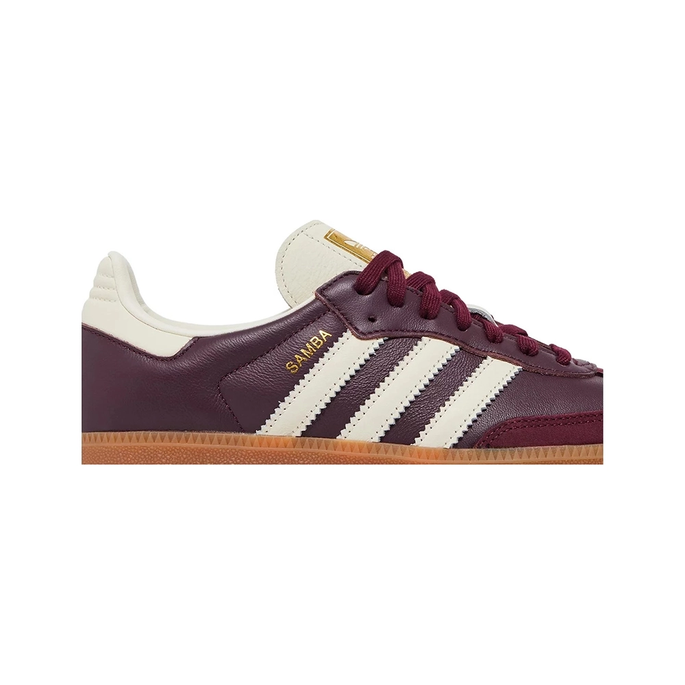 Adidas Samba OG Maroon Gold Metallic,ADIDAS SAMBA,ADIDAS